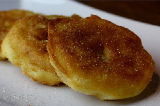 Apfelküchle Apfelkrapfen