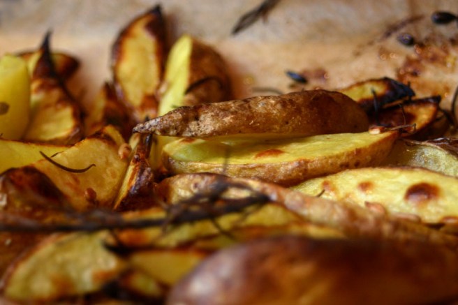 Kartoffelwedges Kartoffelspalten