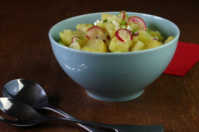 veganer gurken-kartoffelsalat