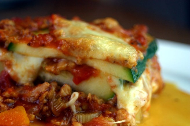 Zucchini-Lasagne (Low Carb) 