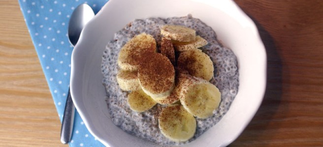 Chiasamen-Pudding mit Kokosmilch