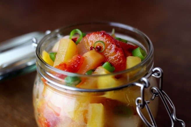 Goldball Blutorange Salat