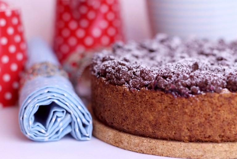 Himbeer-Kirsch-Streuselkuchen | lieblingsmahl