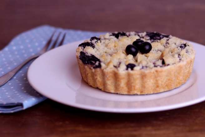 Vegane Blaubeertarte