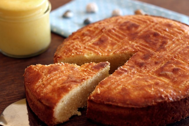 Gateau Breton Lemon Curd