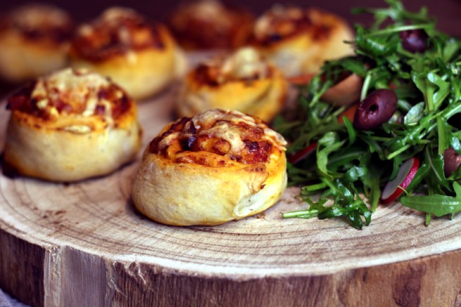 Pizzaschnecken Fingerfood